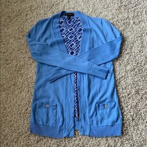 Dana Buchman Light Blue Cardigan Sweater size XS